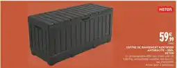 Intermarché KETER Coffre de rangement Kentwood anthracite offre