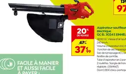 Truffaut EINHELL Aspirateur-souffleur électrique GC EL 3024 E offre