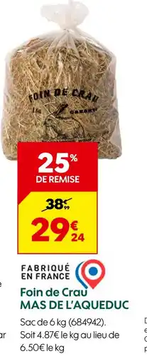 Truffaut MAS DE L’AQUEDUC Foin de Crau offre