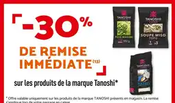 Netto Tanoshi -30% de remise immédiate sur les produits de la marque Tanoshi offre