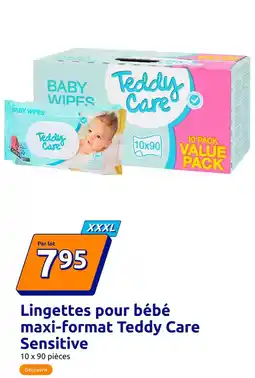 Action Care - lingettes pour bébé maxi-format teddy sensitive offre