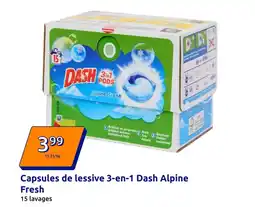 Action Dash - capsules de lessive 3-en-1 offre