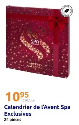 Action Avent - calendrier de l'avent spa exclusives offre
