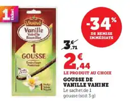 U Express Gousse de vanille vahine offre