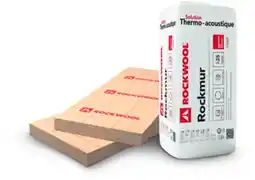 Brico Dépôt Rockmut - 8 panneaux de laine de roche revetue kraft offre