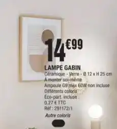 La Foir'Fouille Lampe gabin offre