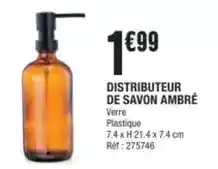 La Foir'Fouille Distributeur de savon ambré offre