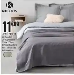 La Foir'Fouille Kokoon - jeté de lit offre