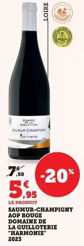 Bi1 Saumon-champigny don rouge offre