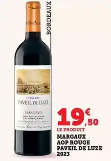 Bi1 Margaux aop rouge paveil de luze 2023 offre