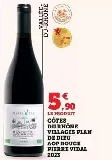 Bi1 Côtes du rhône villages plan de dieu aop rouge 2022 offre