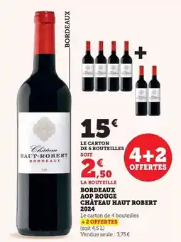 Bi1 Bordeaux aop rouge 2023 offre