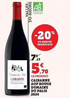 Bi1 Cairanne aop rouge offre