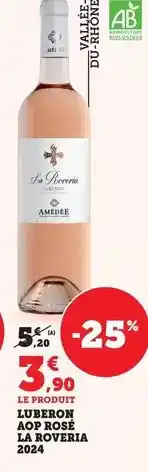 Bi1 Luberon aop rose la rovereia 2024 offre