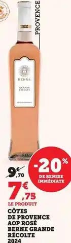 Bi1 Côtes de provence aop rose offre