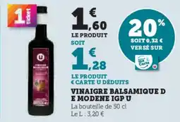 U Express Vinaigre balsamique d e modene igp u offre