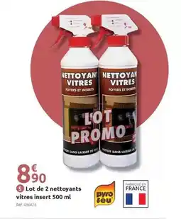 Mr Bricolage Promo - lot de 2 nettoyants vitres insert offre