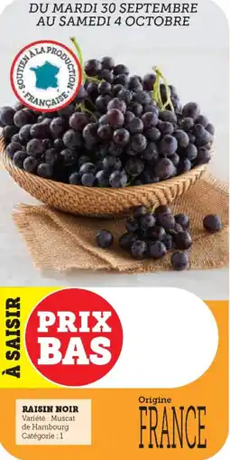 U Express Raisin noir offre