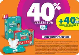 Super U Sur tout pampers offre