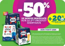 Super U Sur tout 1664 offre