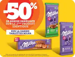 Super U Sur la gamme tablettes milka offre