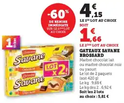 Super U Gateaux savane brossard offre