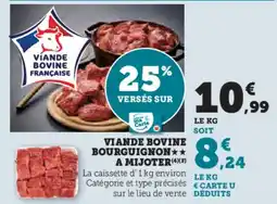 Super U Viande bovine bourguignon a mijoter offre