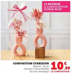 Super U Composition cymbidium offre