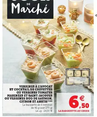 Super U Verrines à l'Avocat offre
