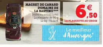 Super U Magret de Canard offre