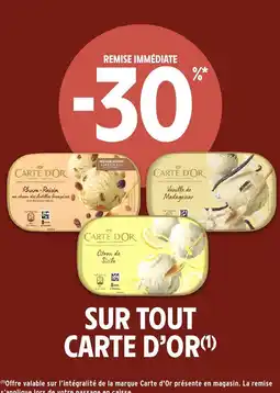 Intermarché SUR TOUT CARTE D'OR offre