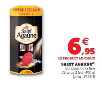 Super U Saint Agaune offre