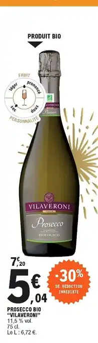 E.Leclerc Prosecco Bio offre