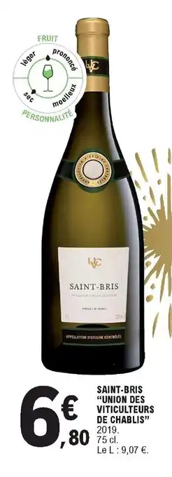 Saint-Bris Union Des Viticulteurs