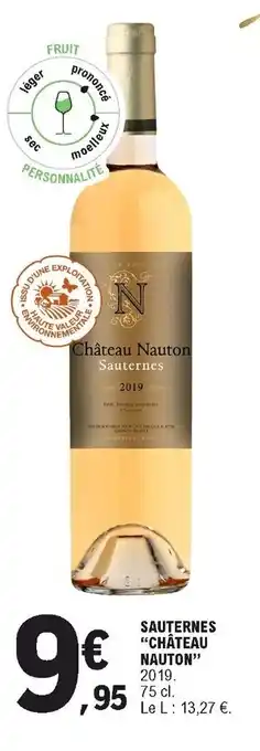 E.Leclerc Sauternes Château Nauton offre