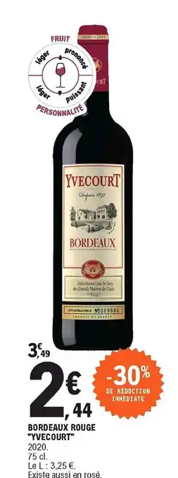 E.Leclerc Bordeaux Rouge offre