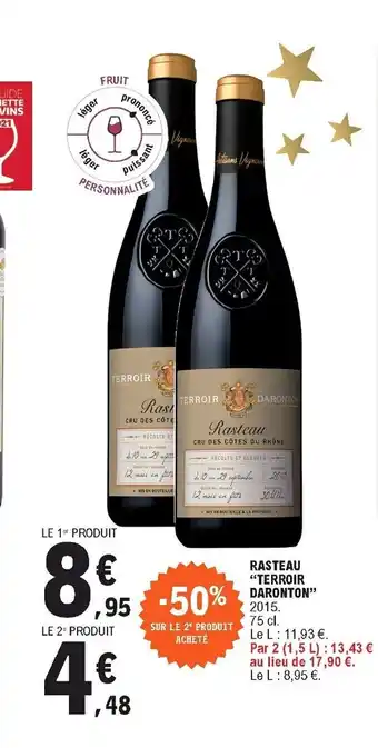 E.Leclerc Rasteau Terroir Daronton offre