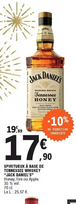 E.Leclerc Spiritueux À Base de Tennessee Whiskey offre