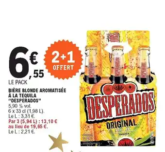 E.Leclerc Bière Blonde Aromatisée offre