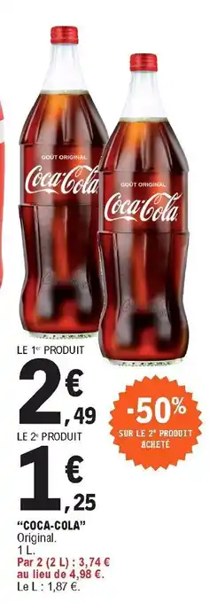 E.Leclerc Coca-Cola offre