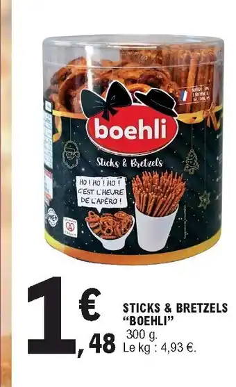 E.Leclerc Sticks & Bretzels offre