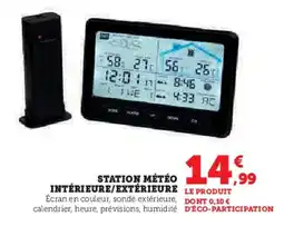 Super U Station météo intérieure/extérieure offre