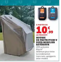 Super U Housse de protection u pour mobilier extérieur offre