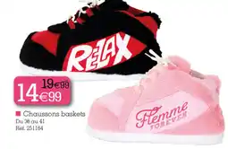 Kandy Chaussons baskets offre