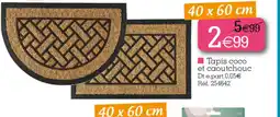 Kandy Tapis coco et caoutchouc offre