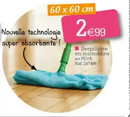 Kandy Serpillière en microfibre en PEVA offre