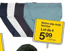 Zeeman Notre slip midi femme offre