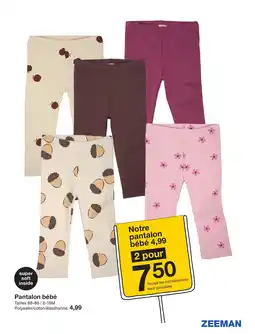 Zeeman Pantalon bébé offre