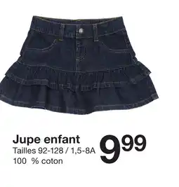 Zeeman Jupe enfant offre