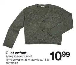Zeeman Gilet enfant offre